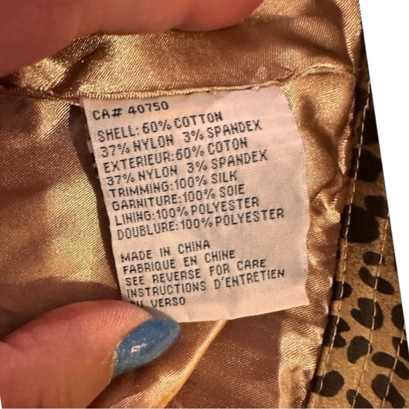 GORGEOUS GUILLAUME ANIMAL PRINT JACKET (SZ 3X) (EUC) - Picture 13 of 16